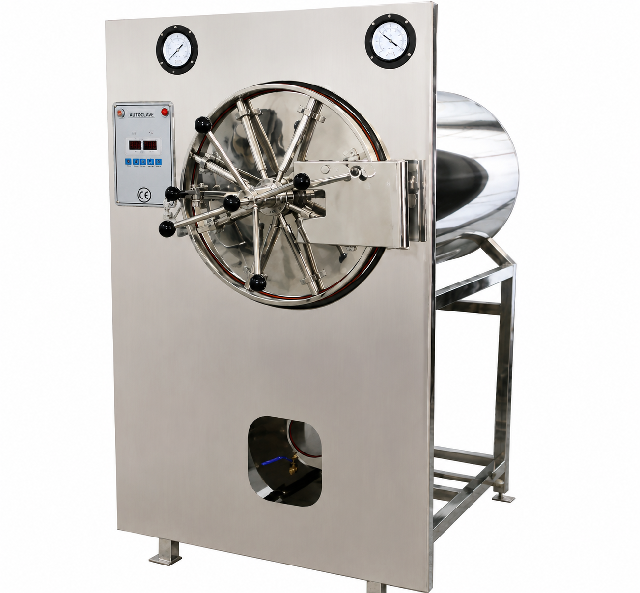 TAI 906 B– HORIZONTAL CYLINDRICAL OUTER SQUARE BODY  AUTOCLAVE