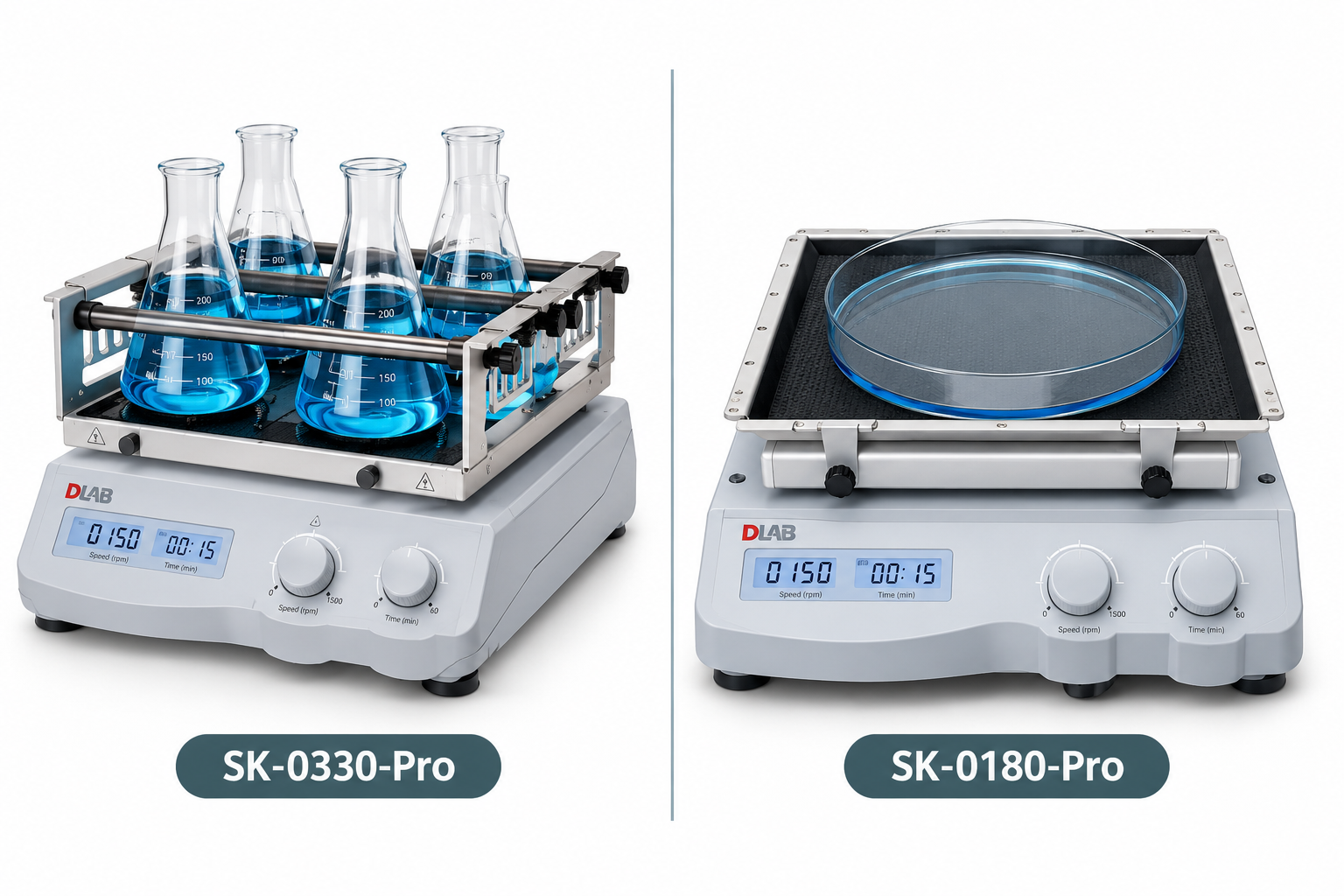 SK-0330-PRO / SK-0180-PRO LCD DIGITAL ORBITAL SHAKER