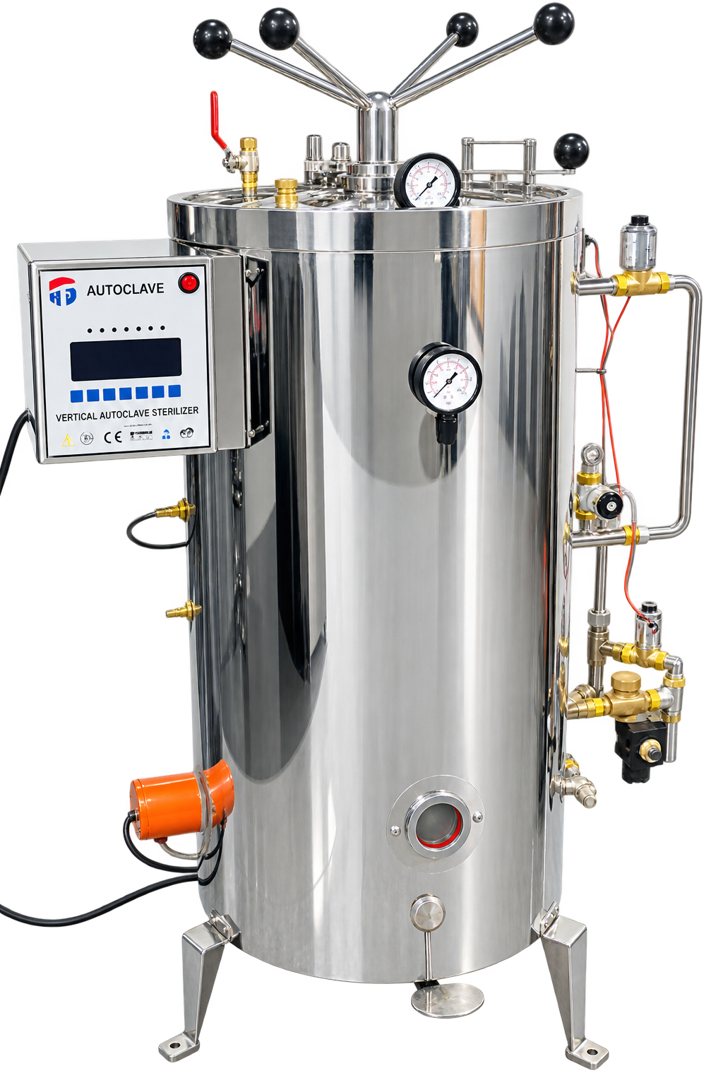 TAI 903-B VERTICAL TRIPLE WALLED RADIAL LOCKING AUTOCLAVE FULLY S.S